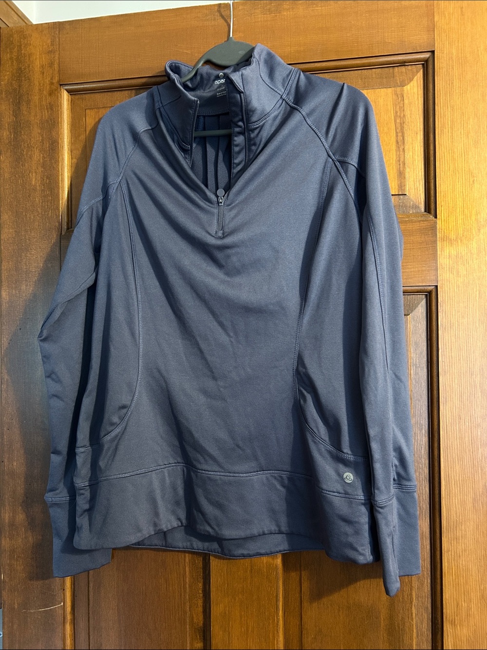 Apana blue/gray Quarter-Zip Pullover